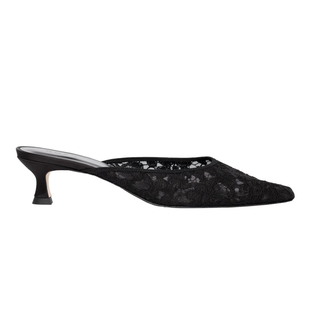 Doen Black Lace Luma Herl Mules